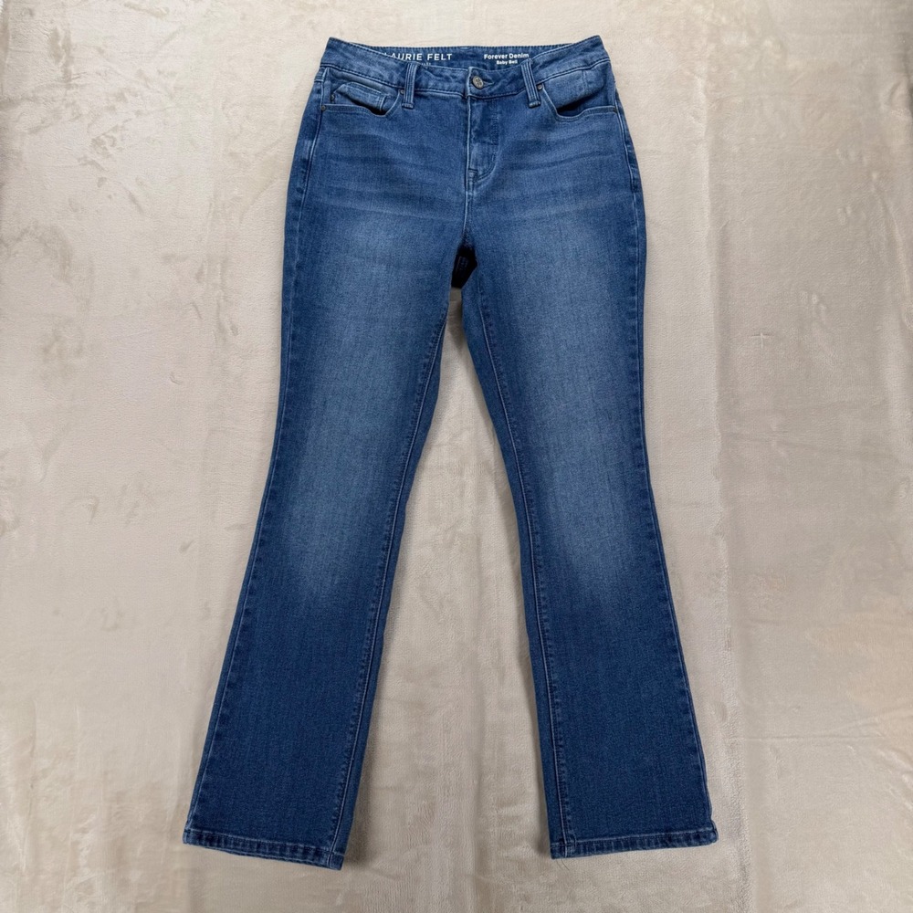 Laurie Felt‎ Baby Bell Jeans Womens 4P Blue Excellent Forever Denim Bootcut